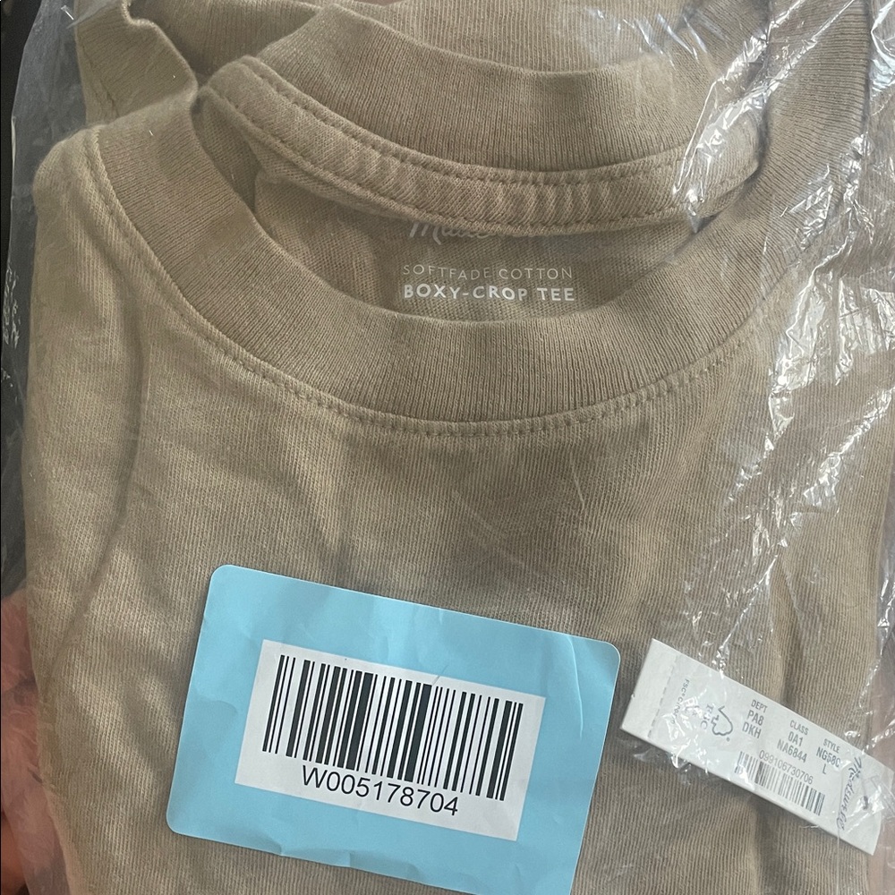 Madewell Tan Crop Top - Picture 4 of 4